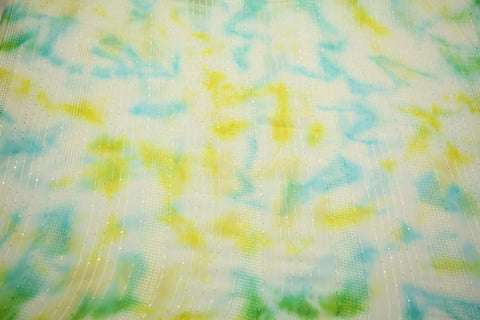 Tie _ Dye Georgette Fabric Design 2  shade 1 - Rooh Silhouettes